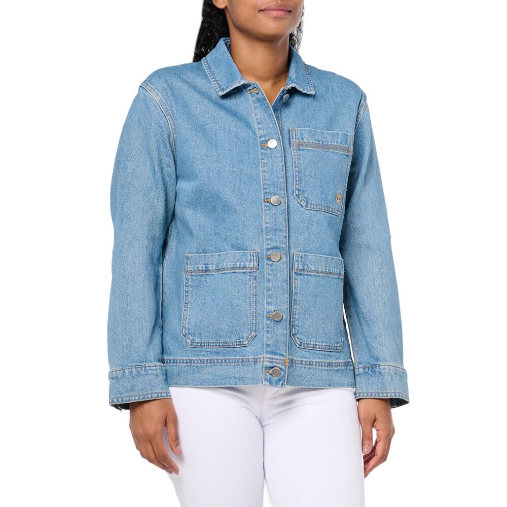 Timberland Refibra Denim Chore Jacket Mid Blue SM